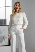 The Minimalist High-Waist Trousers