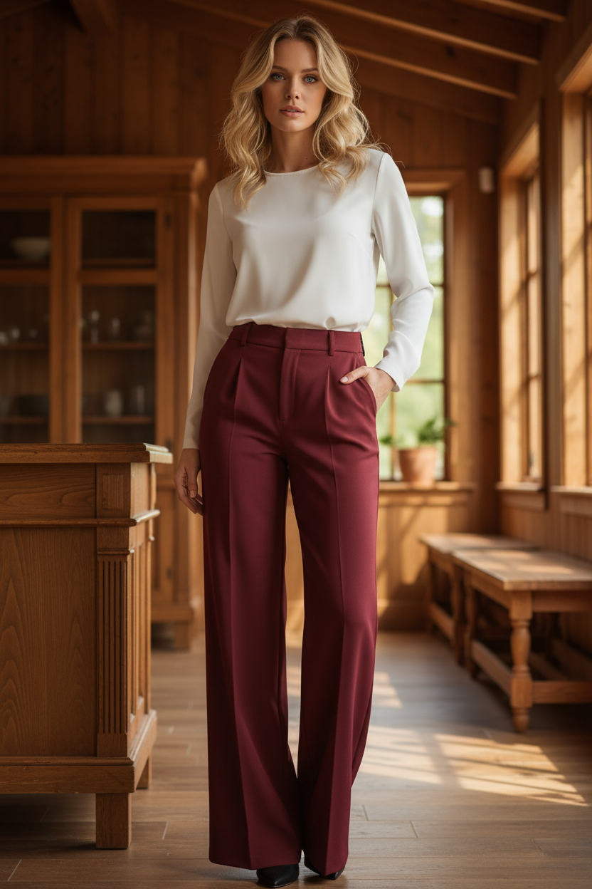 The Minimalist High-Waist Trousers