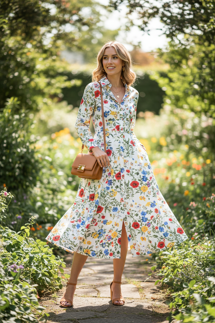 The Everyday Long-Sleeve Swing Dress