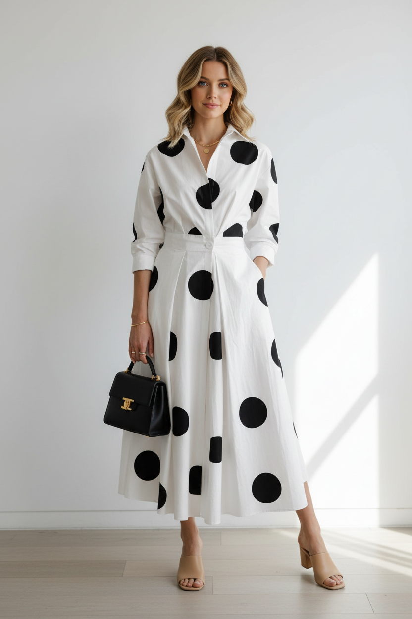 The Everyday Long-Sleeve Swing Dress