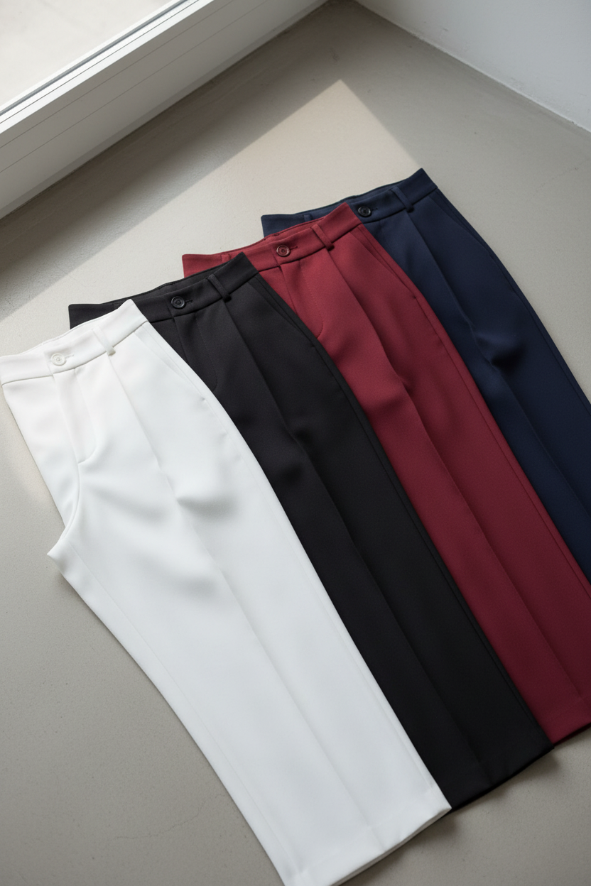 The Minimalist High-Waist Trousers
