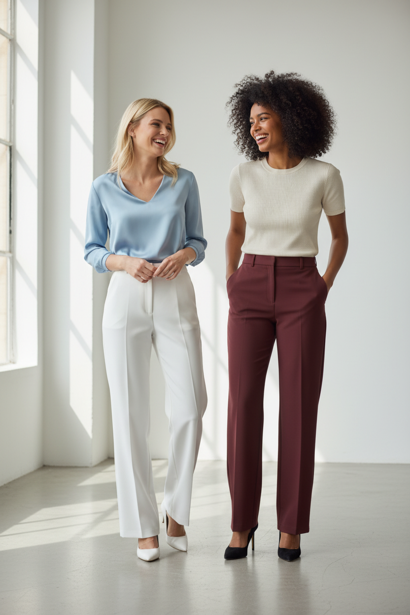 The Minimalist High-Waist Trousers