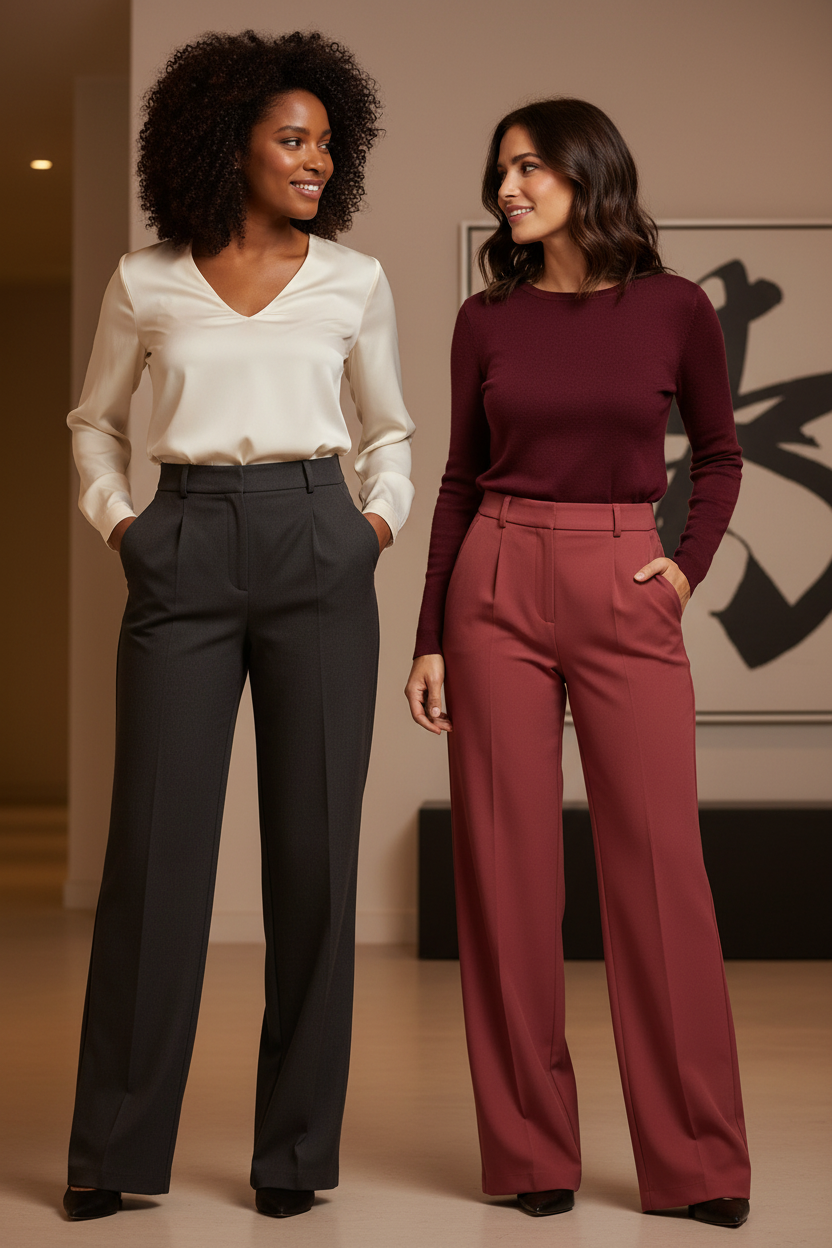 The Minimalist High-Waist Trousers