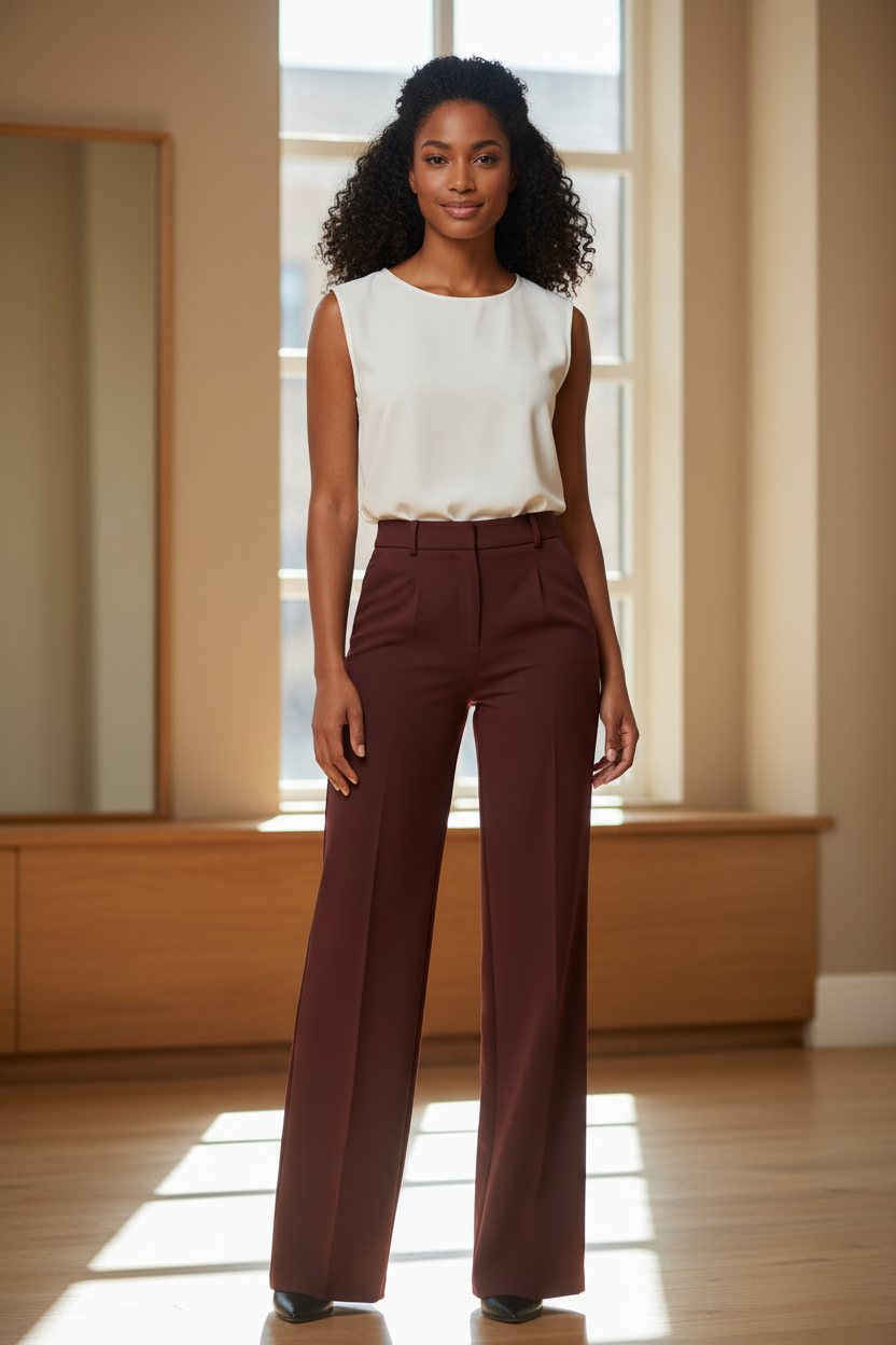 The Minimalist High-Waist Trousers