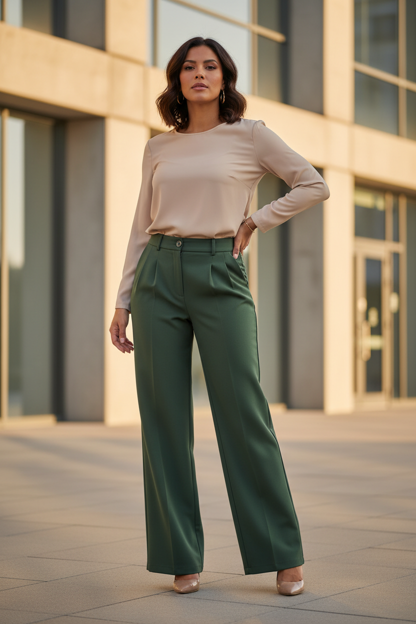 The Minimalist High-Waist Trousers
