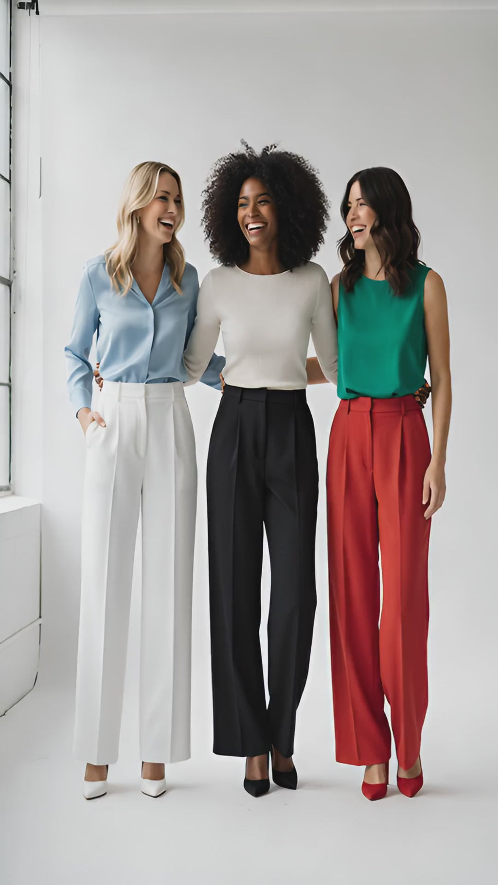 The Minimalist High-Waist Trousers